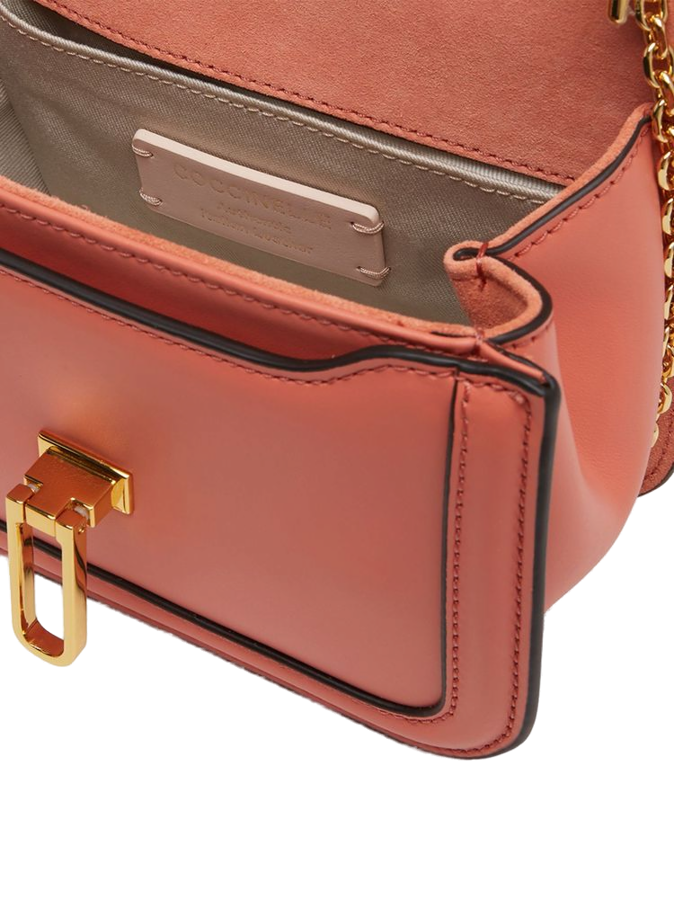 Coccinelle 100% Cowhide crossbody bag in orange