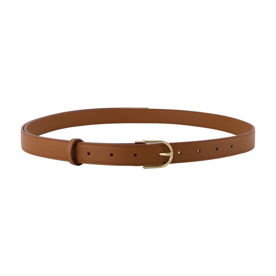 Victoria Beckham calfskin belt in brown