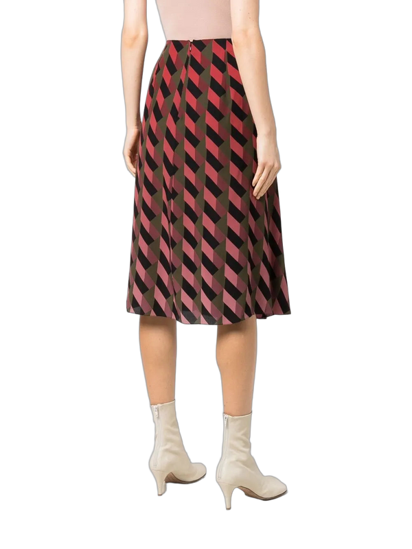 Ferragamo skirt in red