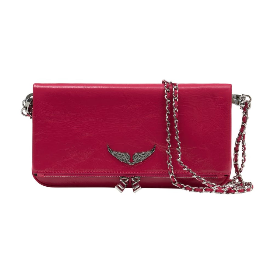 Zadig & Voltaire calfskin crossbody bag in pink