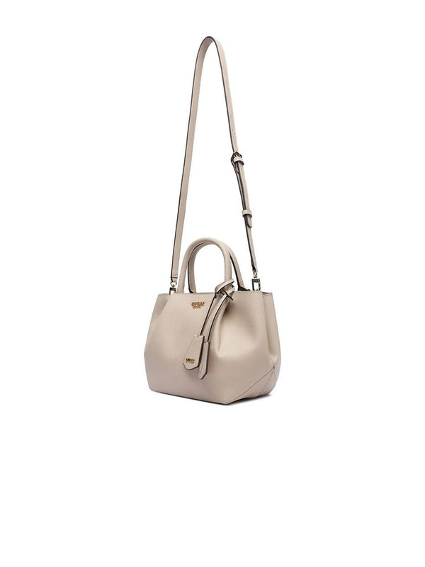 Guess 100% Polyurethane satchel bag in beige