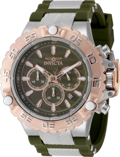Invicta watch in rose gold