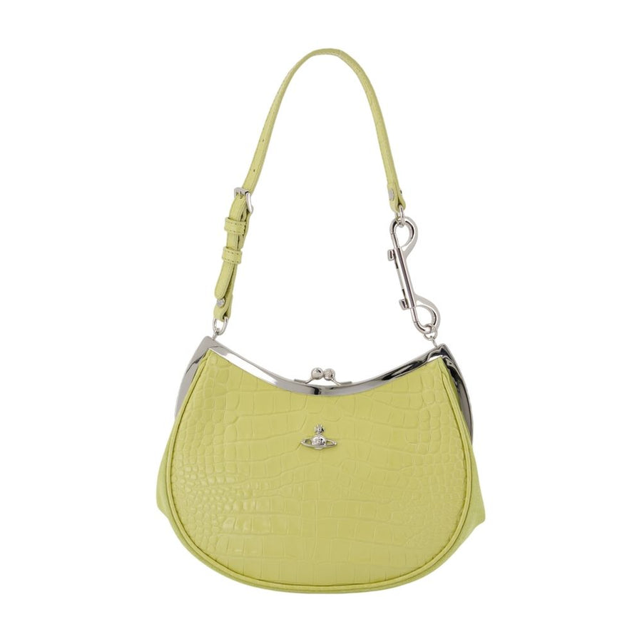 Vivienne Westwood Calfskin shoulder bag in yellow