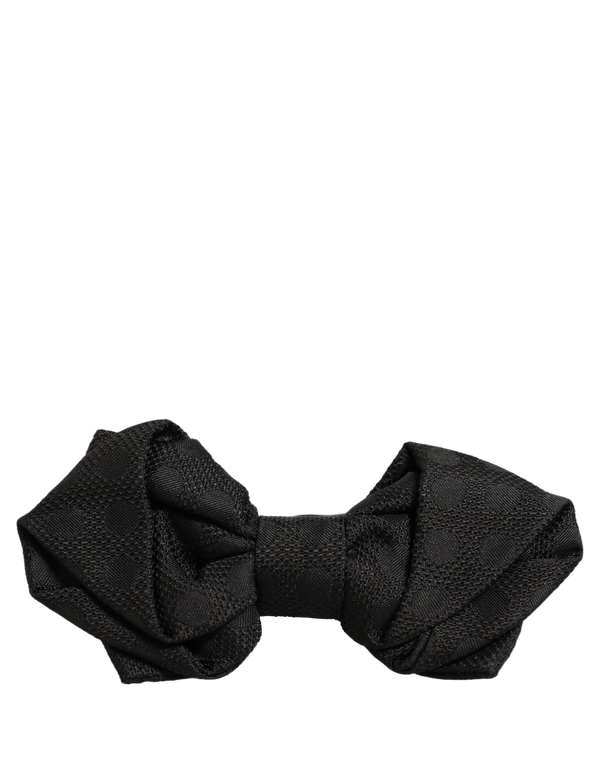 Dolce & Gabbana 100% Silk bow tie in black