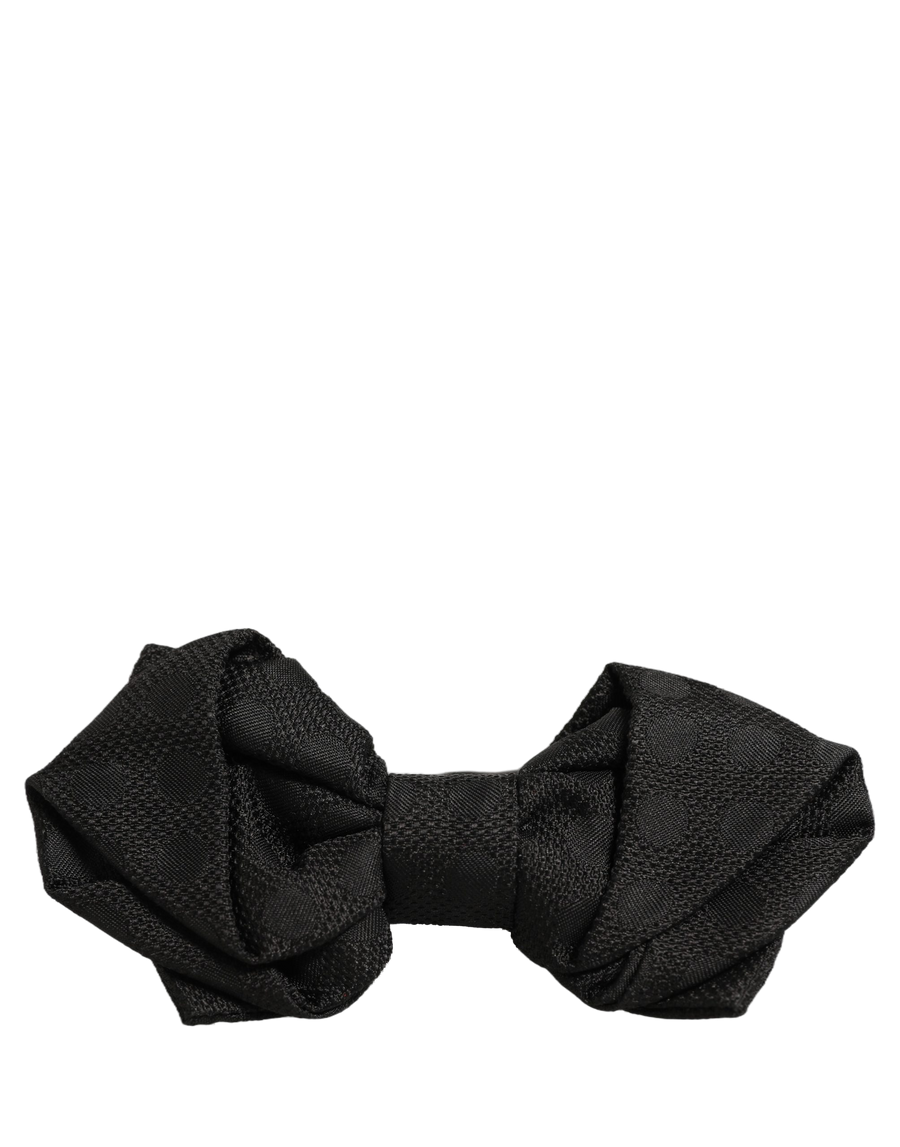 Dolce & Gabbana 100% Silk bow tie in black
