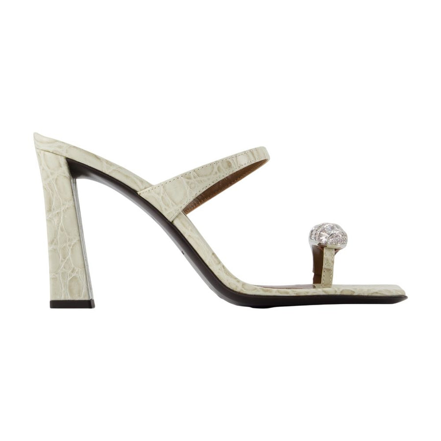 Giuseppe Zanotti calfskin pump in white