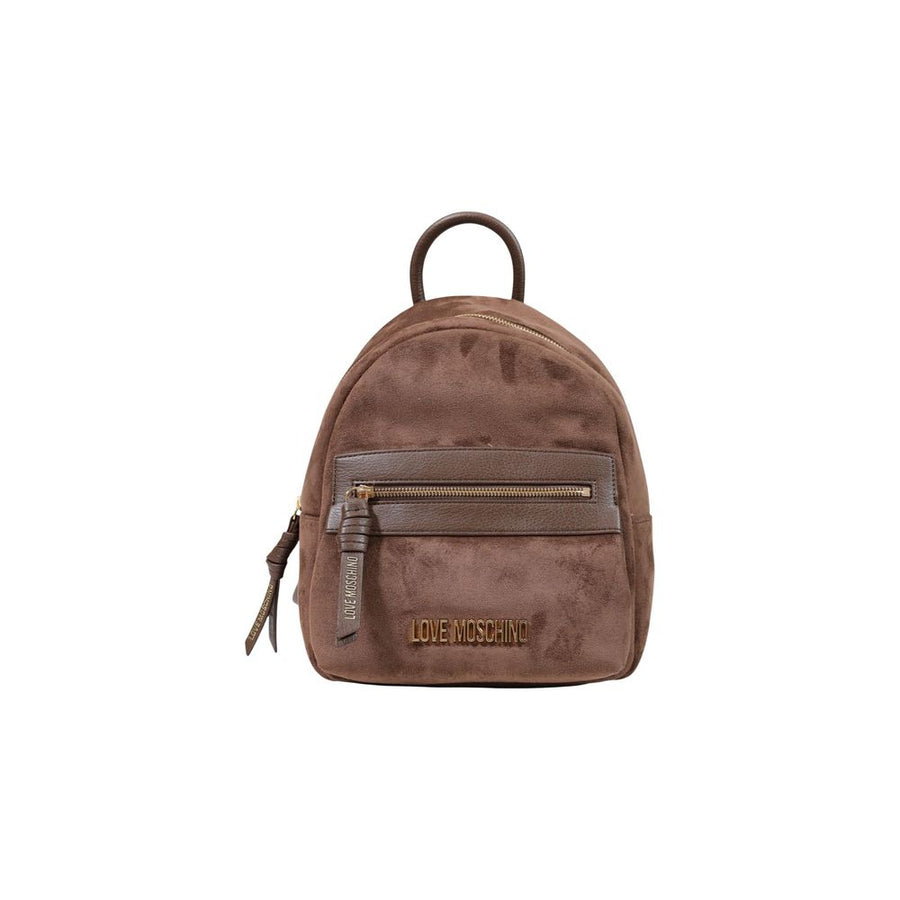 Love Moschino 100% polyester backpack in brown