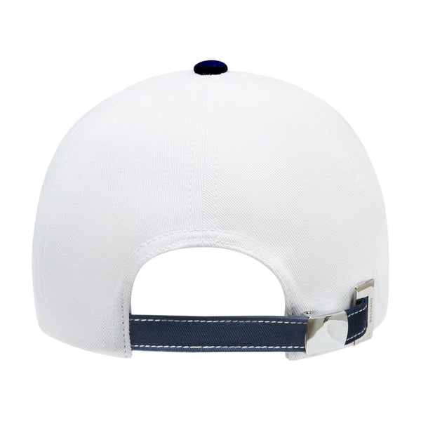 Balmain GH1XA561CB24-GPP cotton baseball cap in white
