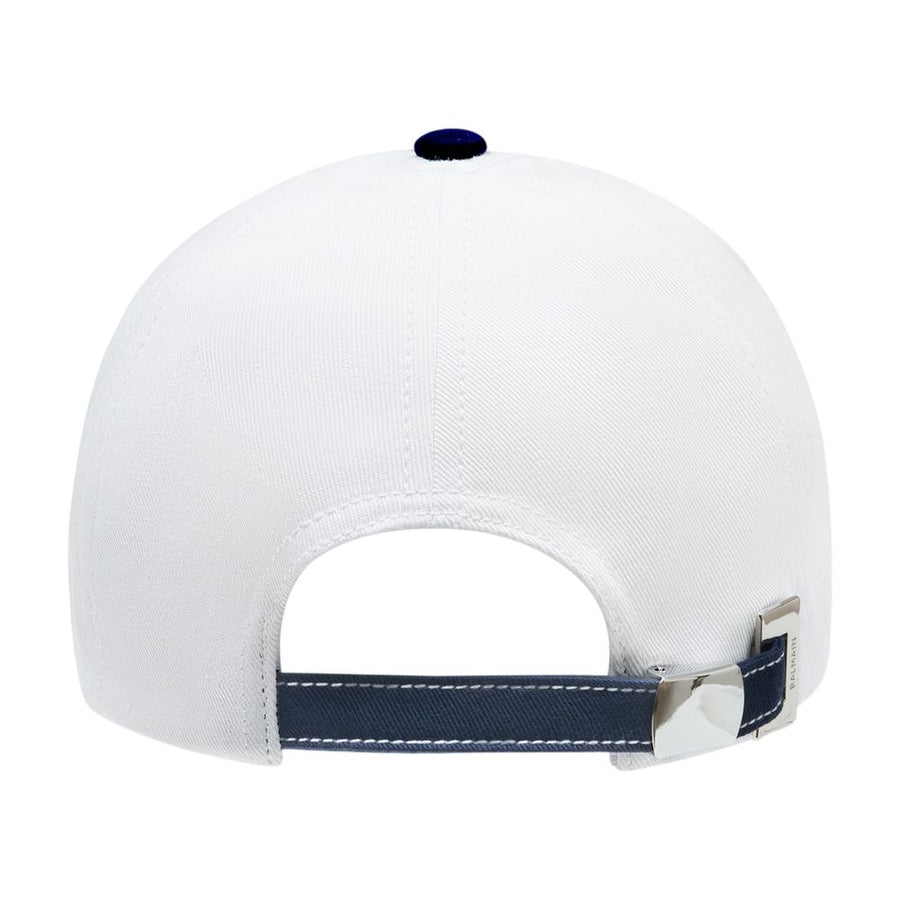 Balmain GH1XA561CB24-GPP cotton baseball cap in white