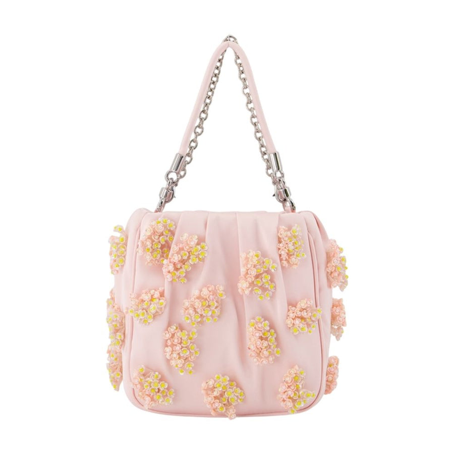 Self-Portrait Synthetic shoulder bag in pink