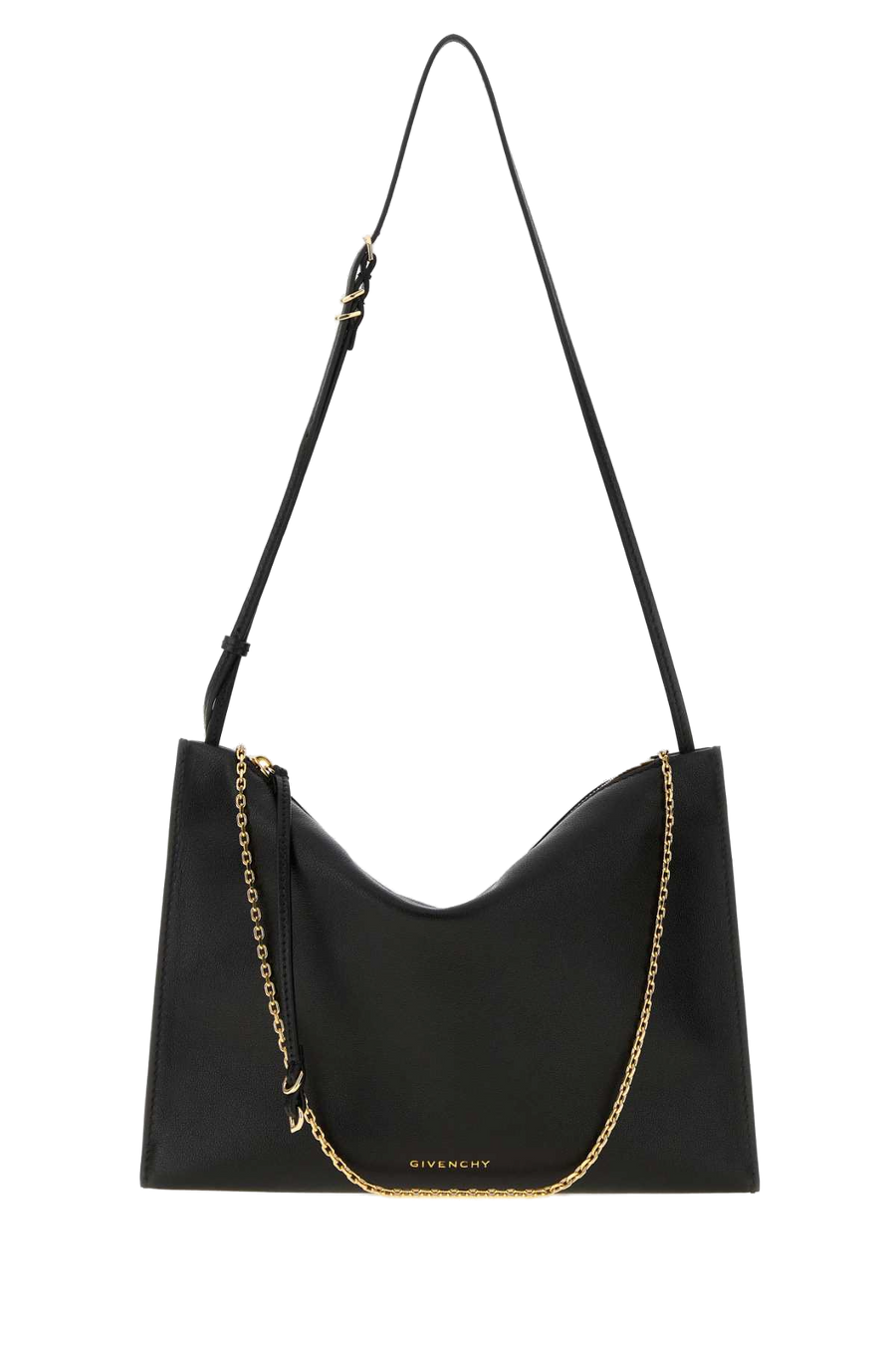 Black Leather Voyou Shoulder Bag Borse A Mano