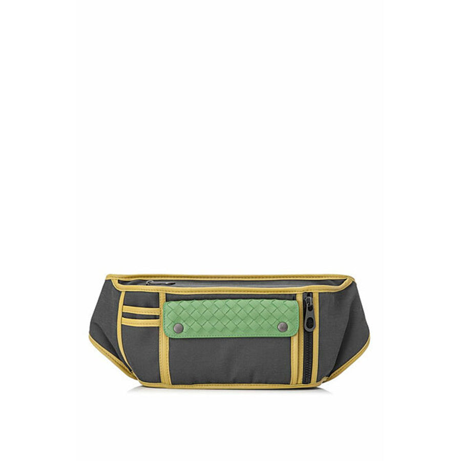 Bottega Veneta Nylon belt bag in gray
