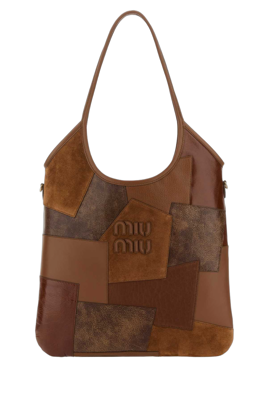 Miu Miu Exterior: 100% Leather shoulder bag in brown