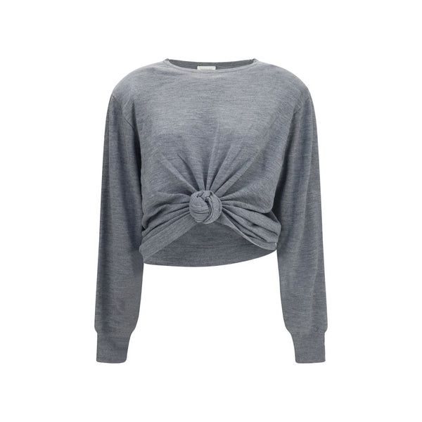 Magda Butrym 100% Merino Wool t-shirt in gray