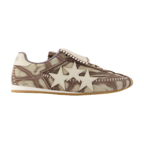 Amiri calfskin sneakers in bronze
