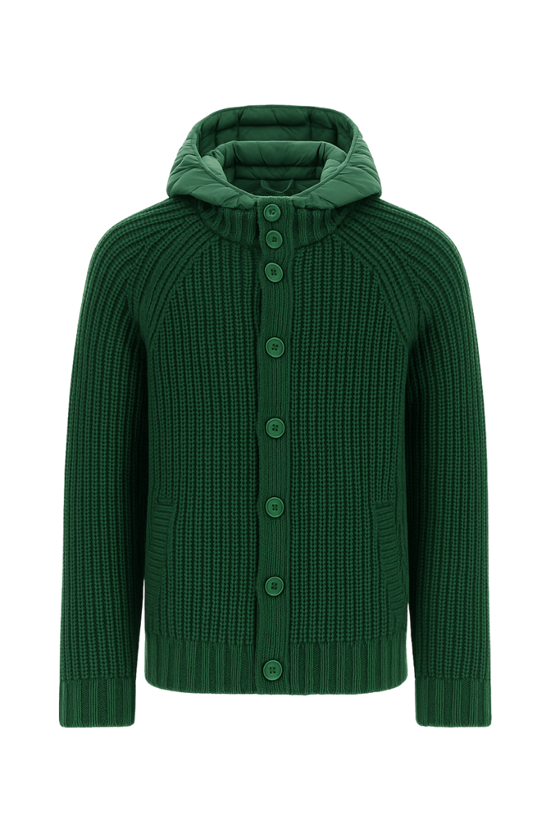 Herno Outer: 100% Wool jacket in green