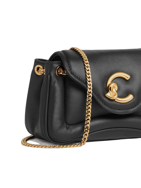 Coccinelle Cowhide shoulder bag in black
