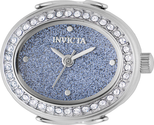 Invicta Stainless steel case and bracelet watch in blue