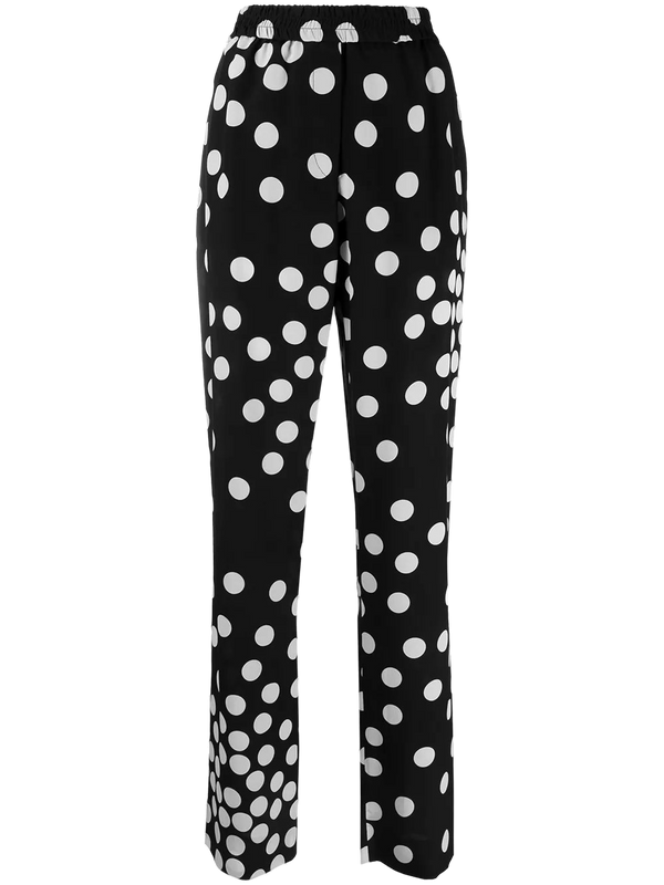 Valentino Silk trousers in black