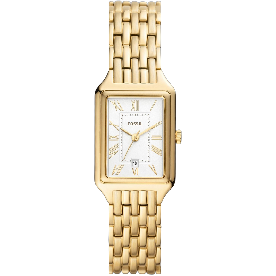 Fossil watch in gold