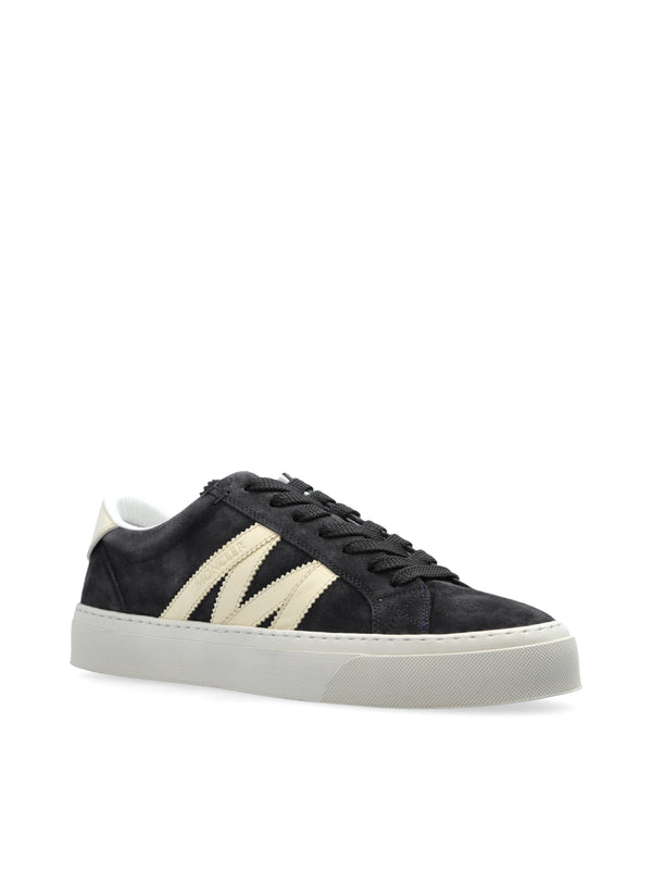 Moncler Suede sneaker in black