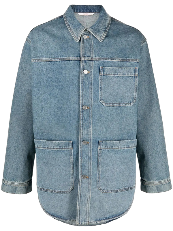 Valentino Cotton shirt in blue