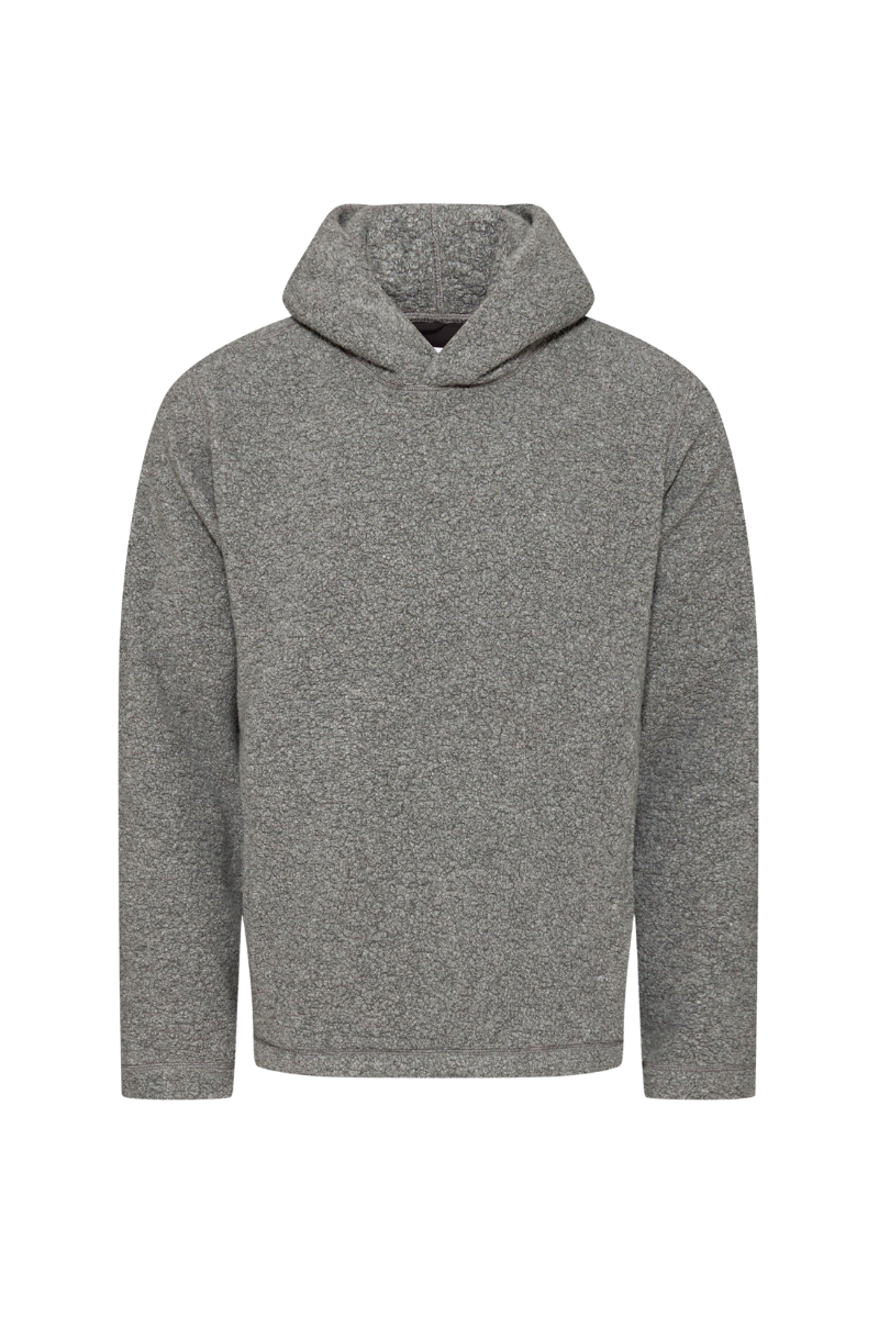 Orlebar Brown 31% polyamide hoodie in gray