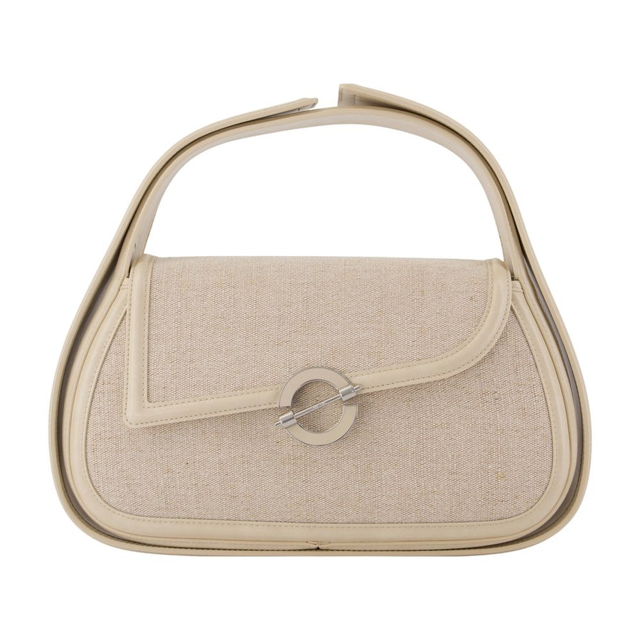 SamsøE SamsøE cotton shoulder bag in beige