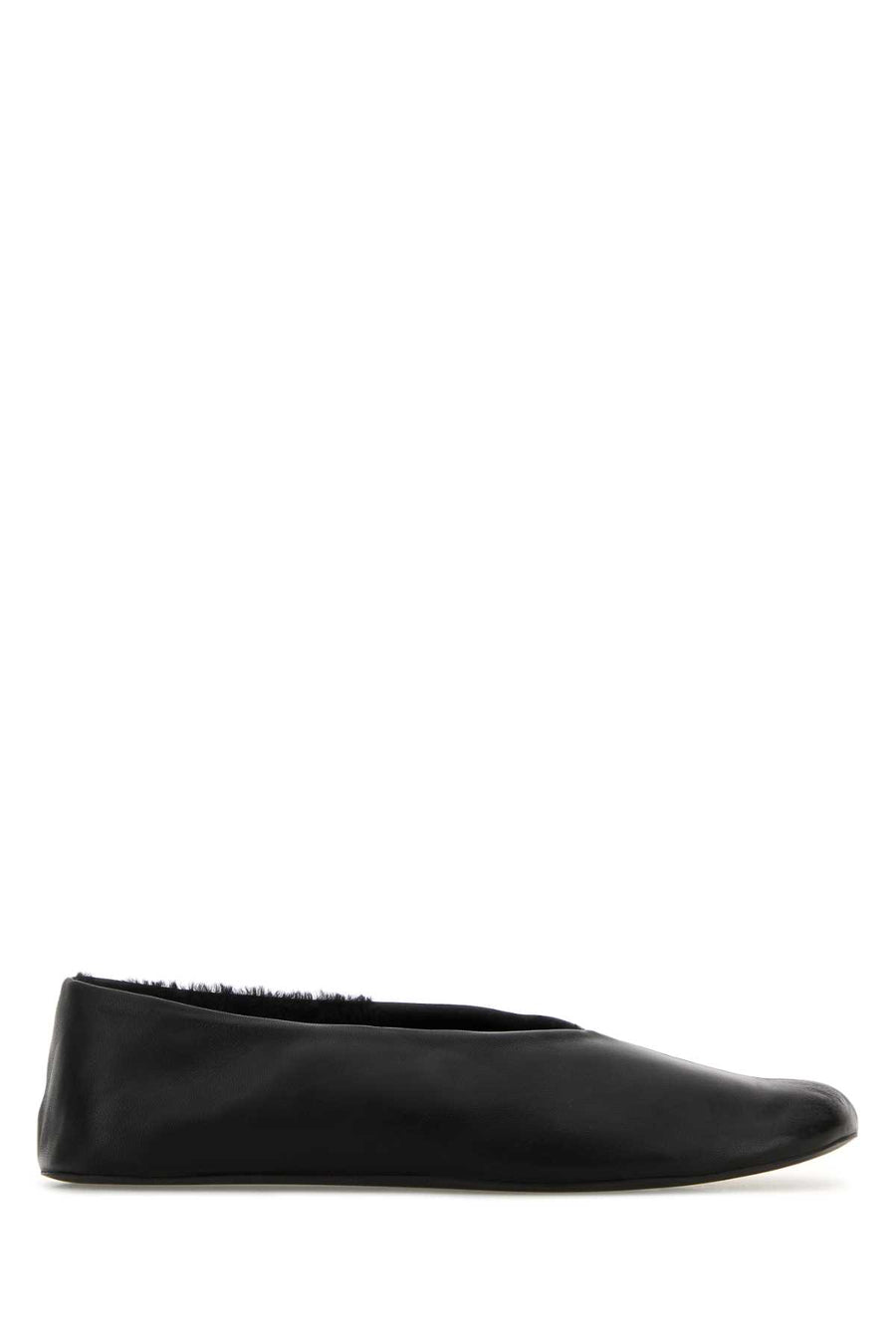 Black Leather Stella Ballerinas Ballerine