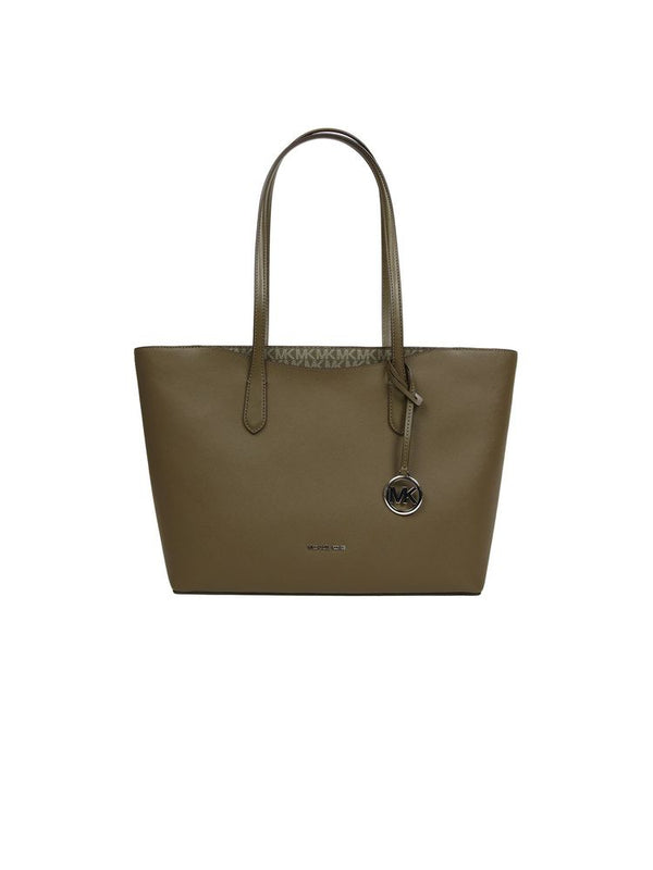 Michael Kors 100% Polyvinyl Chloride tote bag in olive