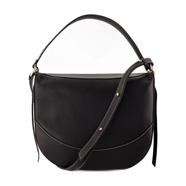 Vanessa Bruno calfskin shoulder bag in black