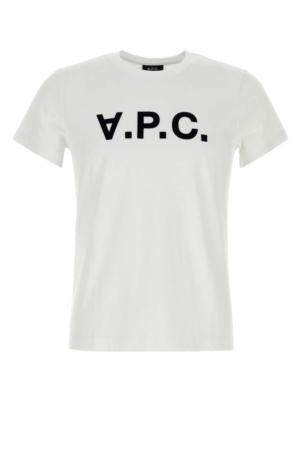 A.P.C. 100% Cotton t-shirt in white