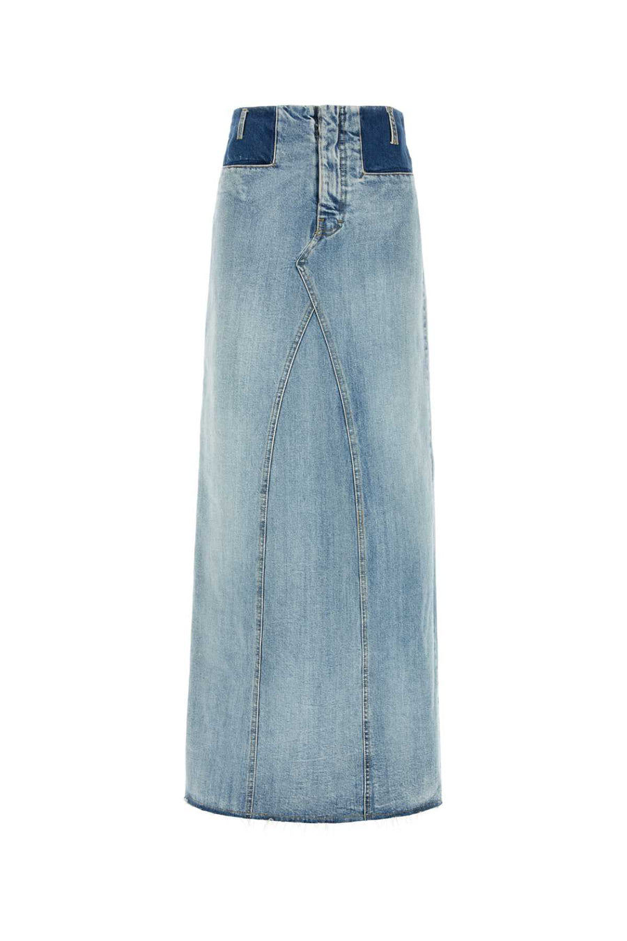 Denim Skirt Shadesofindigoblue Exterior: Cotton Gonne