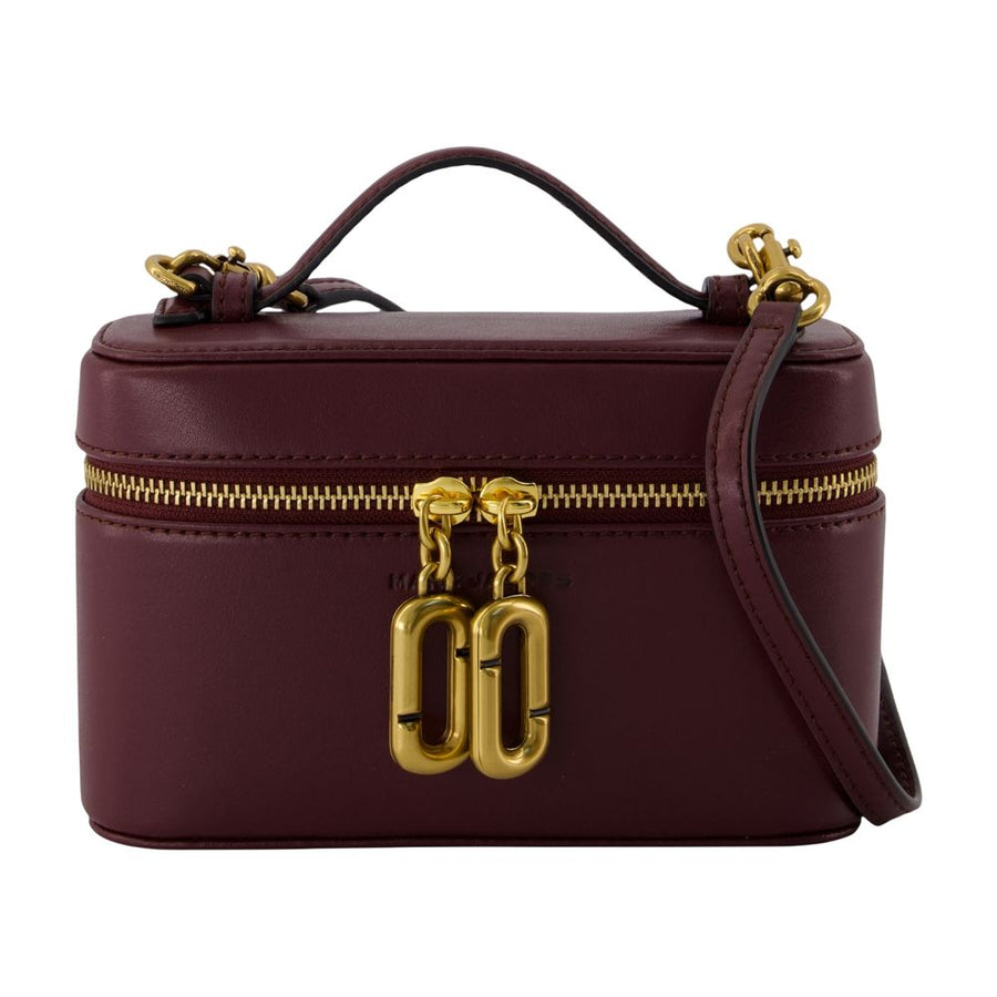 The Vanity Shoulder Bag - Marc Jacobs Leather Burgundy Cowhide / Crossbodies