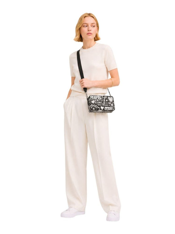 Marc Jacobs 100% Calf Leather crossbody bag in black