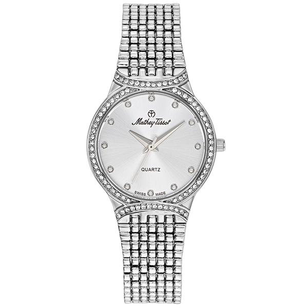 Mathey Tissot watch in silver