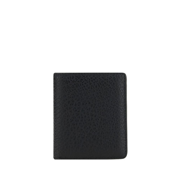 Maison Margiela 100% Calf Leather Bos Taurus wallet in black