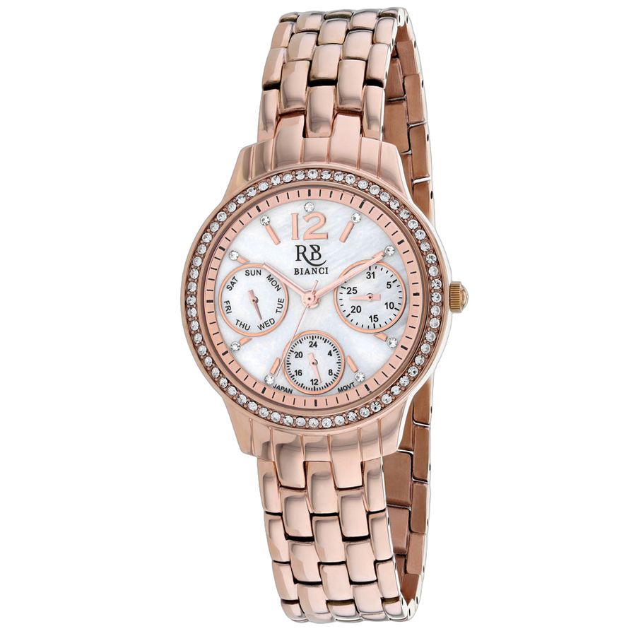 Roberto Bianci Stainless steel case watch in rose gold