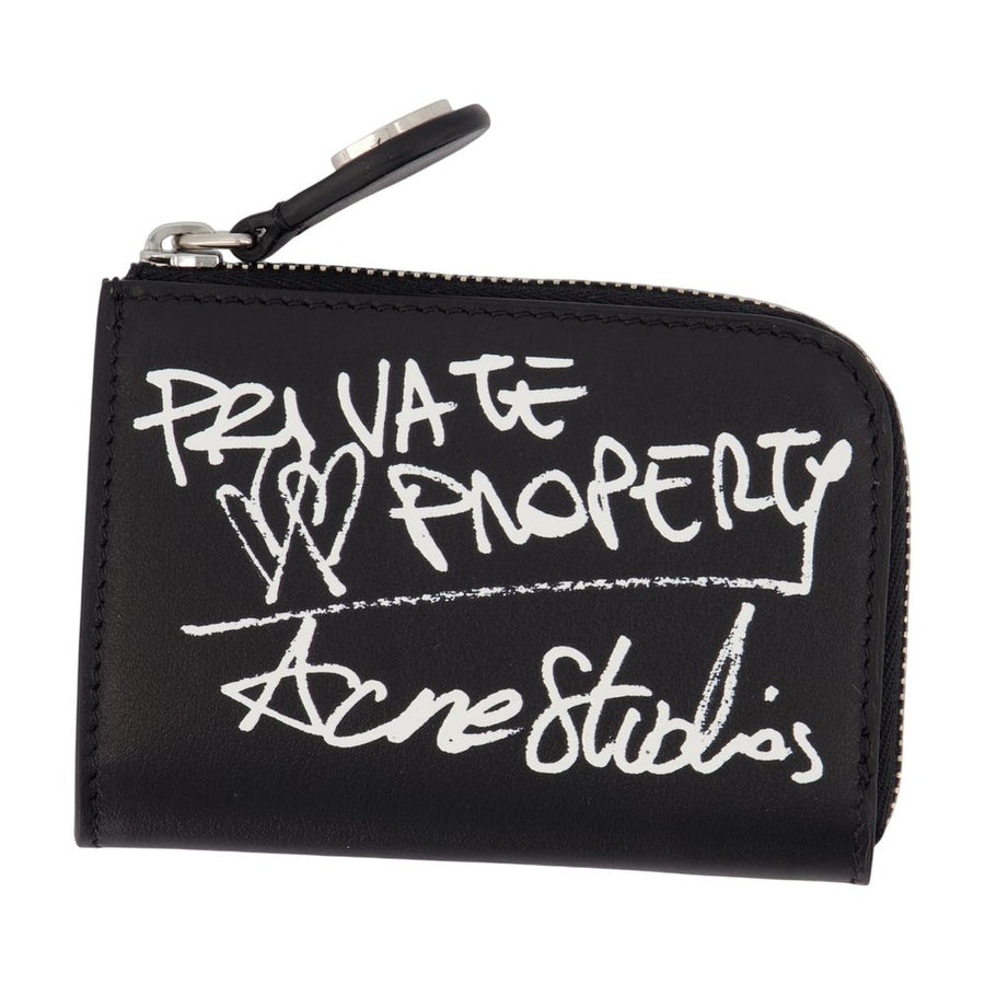 Wallet - Acne Studios Leather Black Calfskin Accessories /