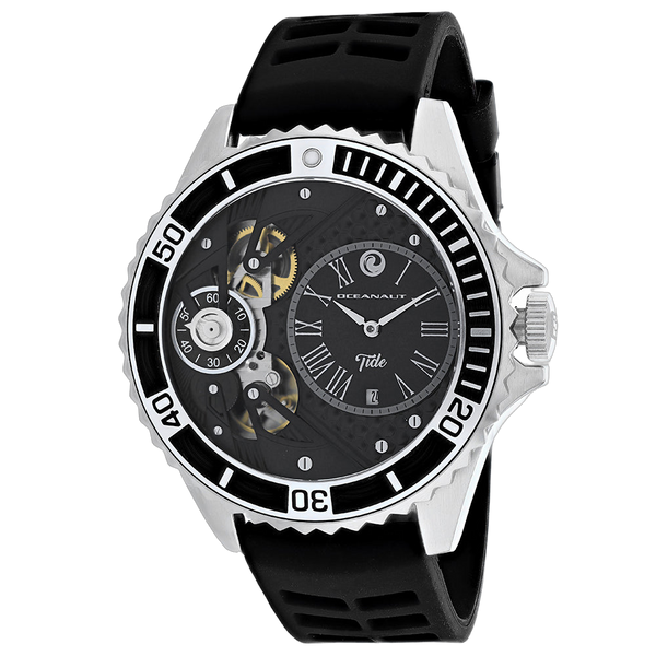 Oceanaut Stainless steel case watch in black