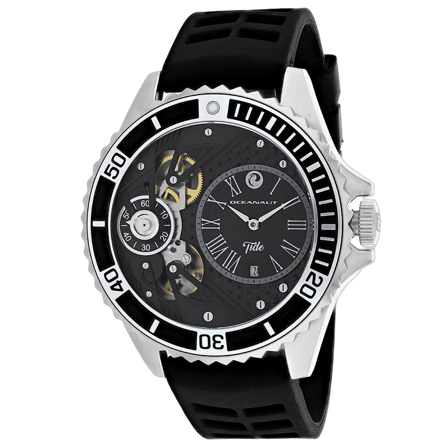 Oceanaut Stainless steel case watch in black