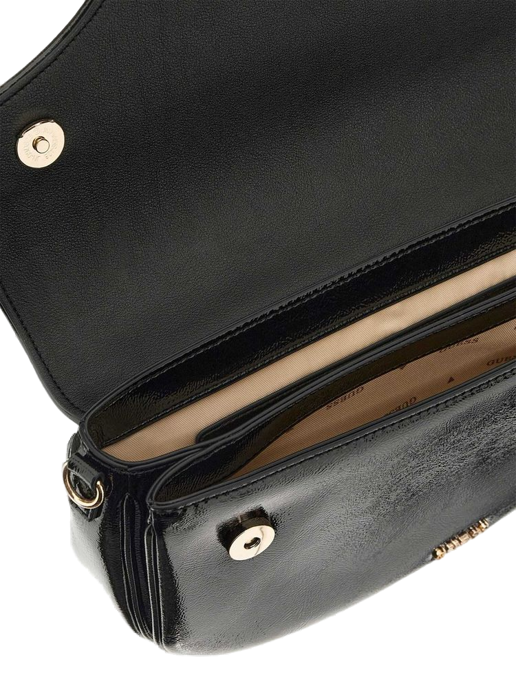 Guess 100% Polyurethane shoulder bag in black