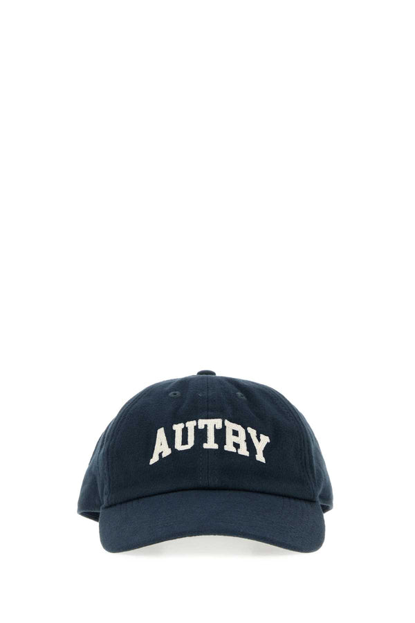 Navy Blue Cotton Baseball Cap Baseballblu Exterior: Cappelli