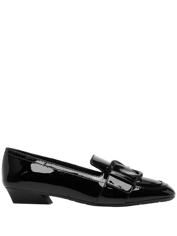 Ferragamo Patent leather loafer in black