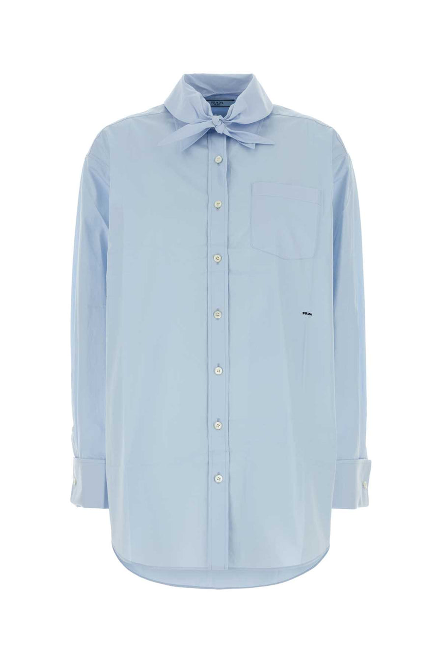 Light Blue Poplin Shirt Astro Exterior: Cotton Camicie