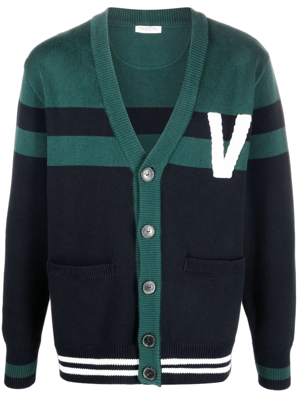 Valentino Cotton cardigan in green