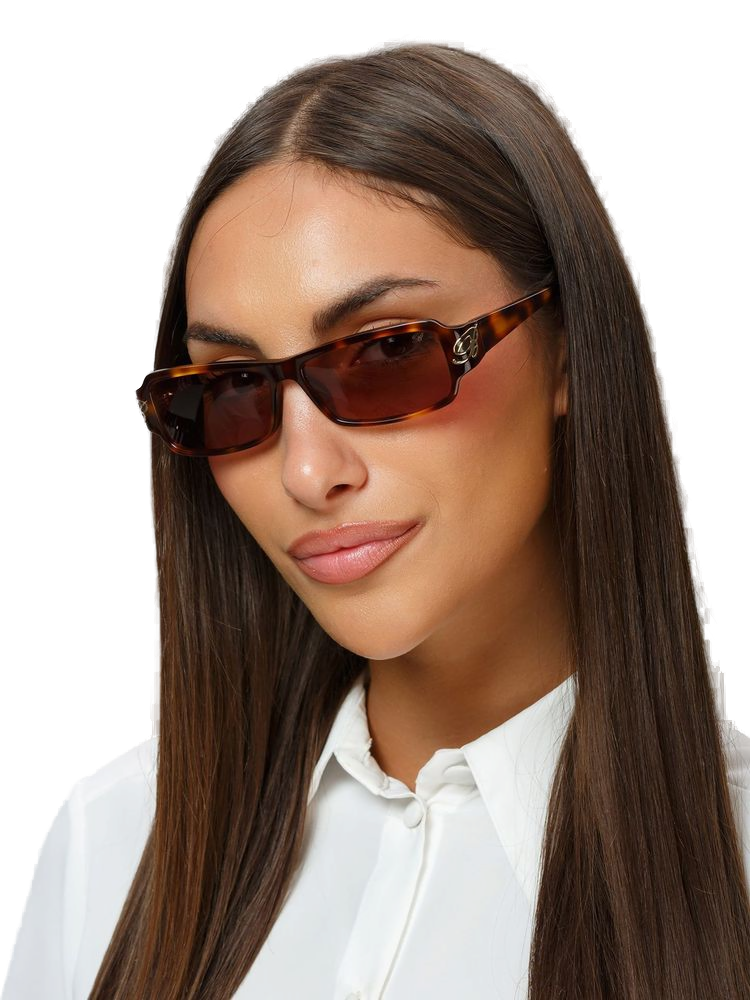 Blumarine SBM906 Cellulose Acetate frame sunglasses in yellow