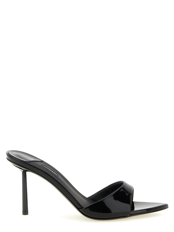 Le Silla 56% Polyurethane heel sandal in black