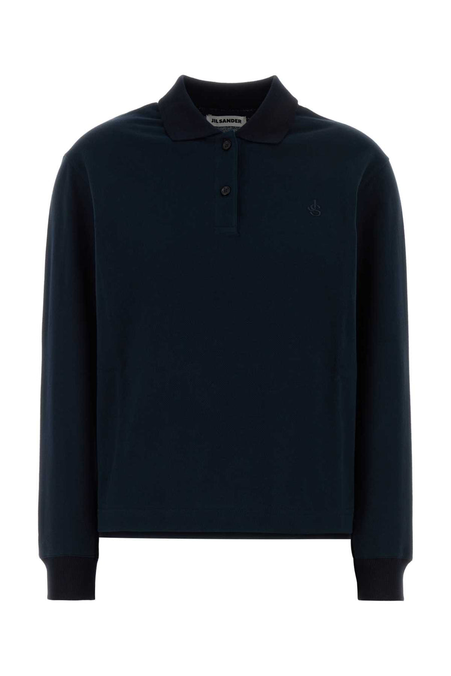 Black Piquet Polo Shirt 403 Exterior: Cotton
