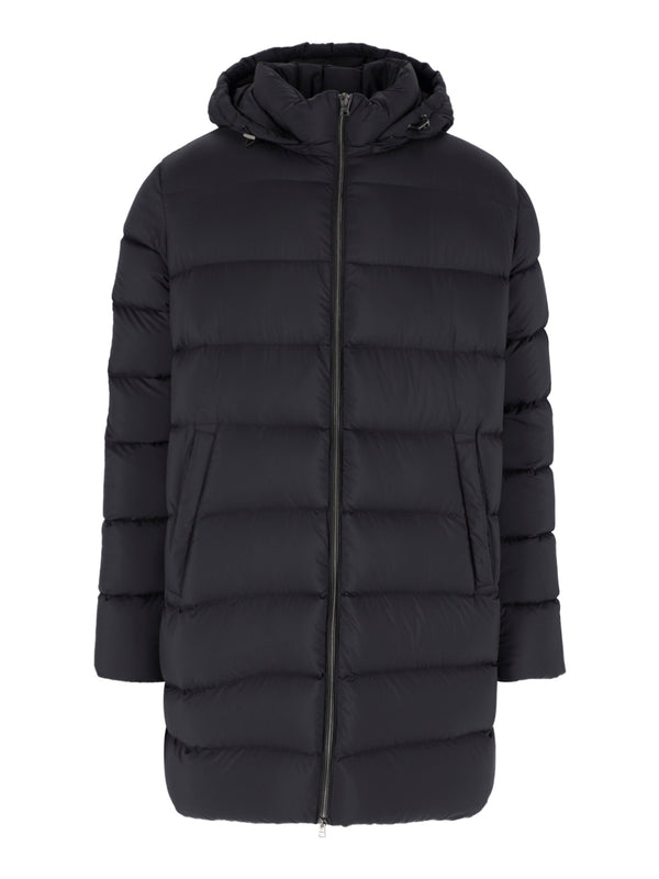 Herno 100% Polyamide down jacket in black